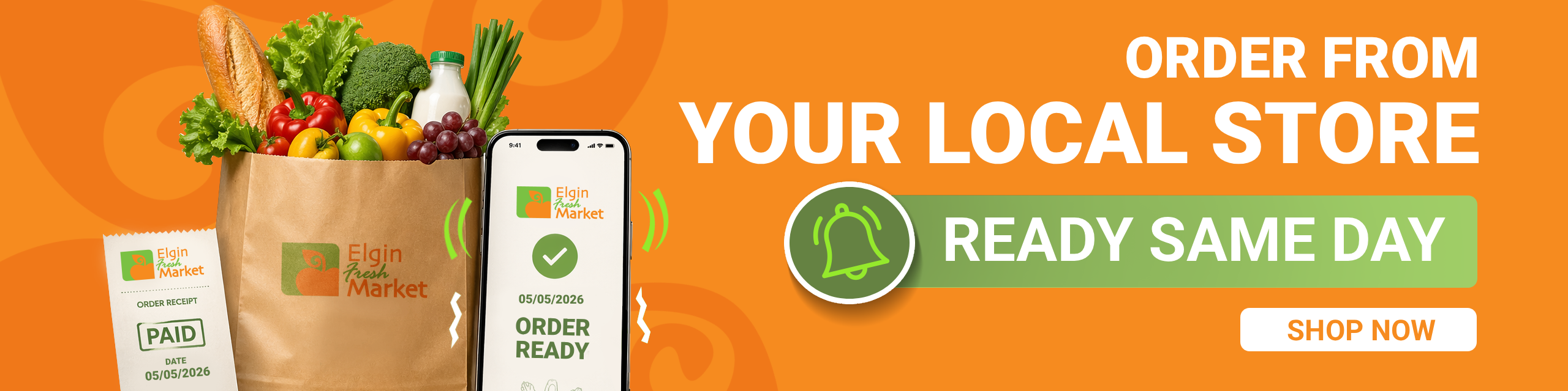 Order from Local Store – Ready Same Day